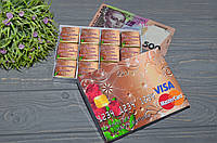 Шоколадный набор "Карточка VISA" С днем Рождения с сувенирной купюрой 500грн