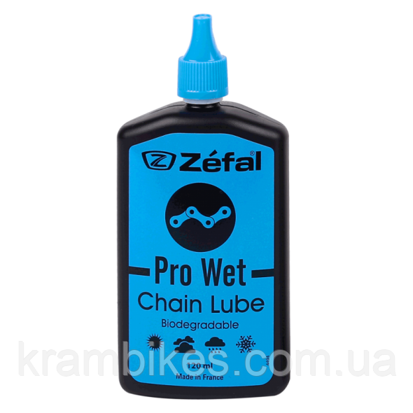 Мастило ланцюга Zefal  Pro Wet Lube (9611) 120мл