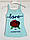 Майка для дівчинки Narmini 605 128 см Бірюзова, фото 2
