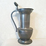 Антикварний олов'яний глечик Німеччина, фото 2