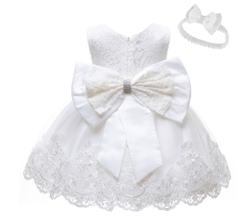 Ошатне біле плаття принцеси до 2 летElegant white princess dress up to 2 years