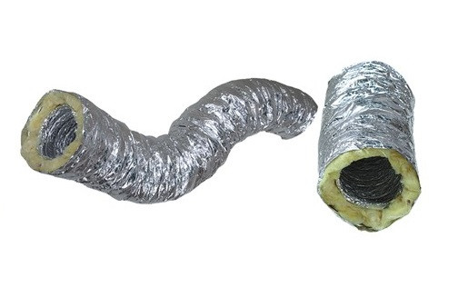 Терморукав гнучкий алюмінієвий повітропровід круглий Ø152 мм, 10 м