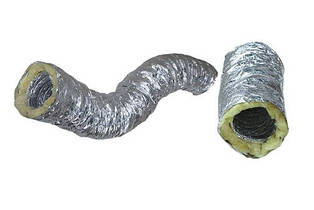 Терморукав гнучкий воздуховод алюмінієвий круглий Ø152 мм, 5м