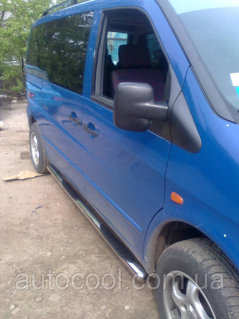 Бічні пороги труба Mercedes Vito 638 неіржавка сталь