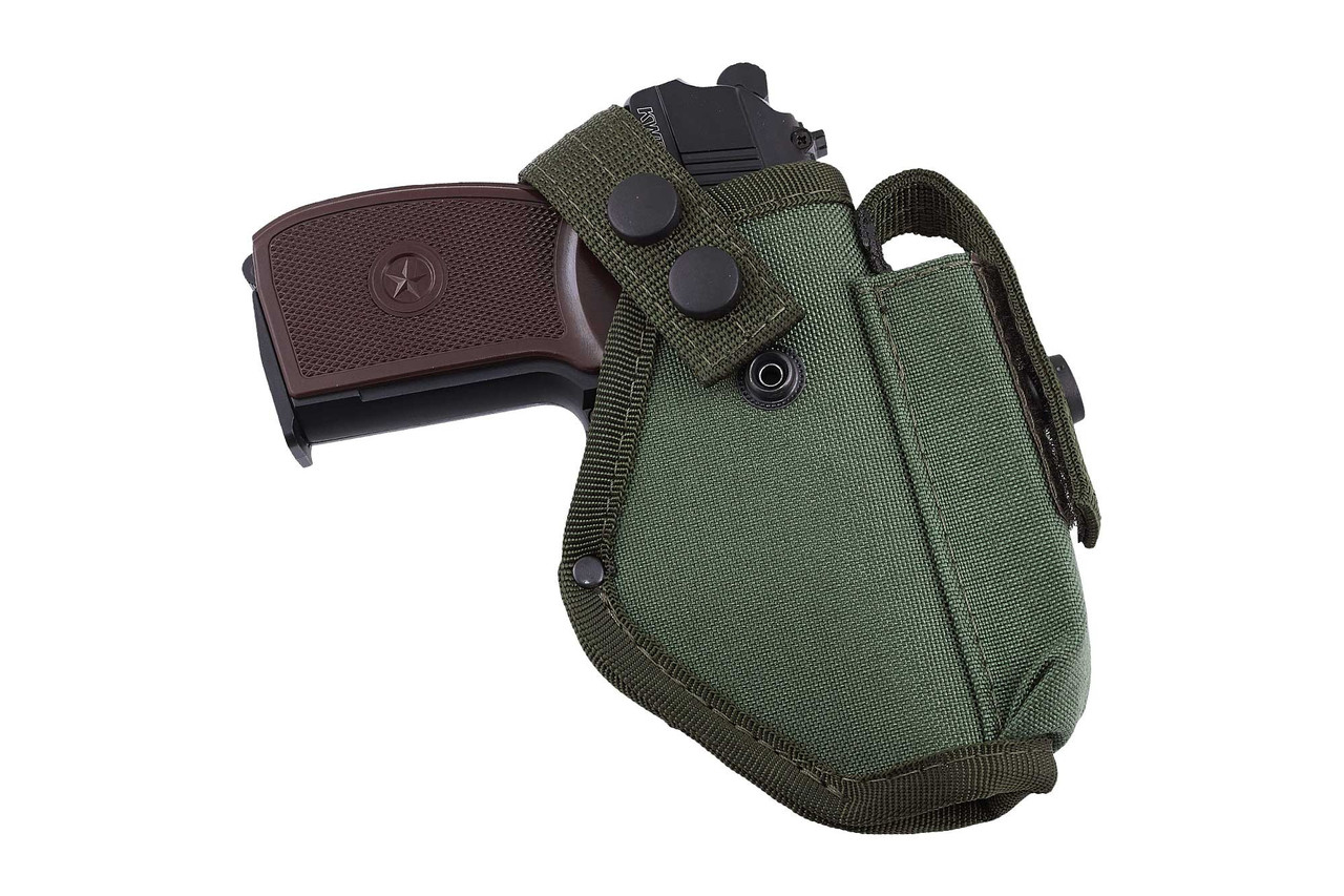 Кобура ПМ поясна з чохлом під магазин (Cordura 1000D, олива)
