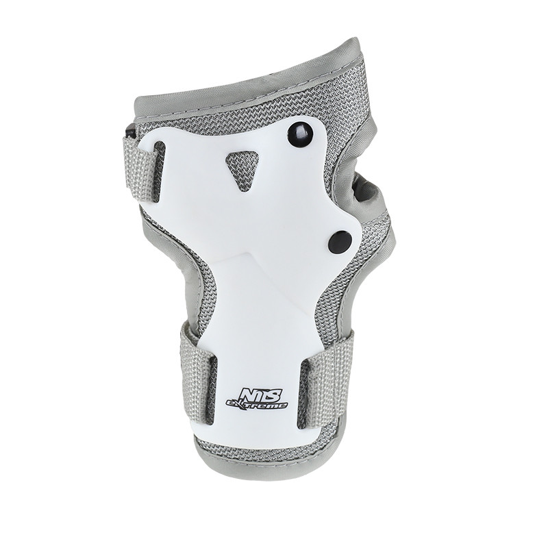 Комплект защитный Nils Extreme р. L (H407) White/Grey - фото 4 - id-p1212357454