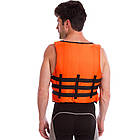 Жилет рятувальний UR PL-3548-50-70 (нейлон, ремені-PL, верх підлога.50-70 кг, нап.-пінополіетилен, фарб,син), фото 6