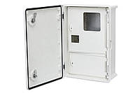 Шафа ударостійкий двосекційна для лічильника і 12 модулів, PES 350х500х170, IP65
