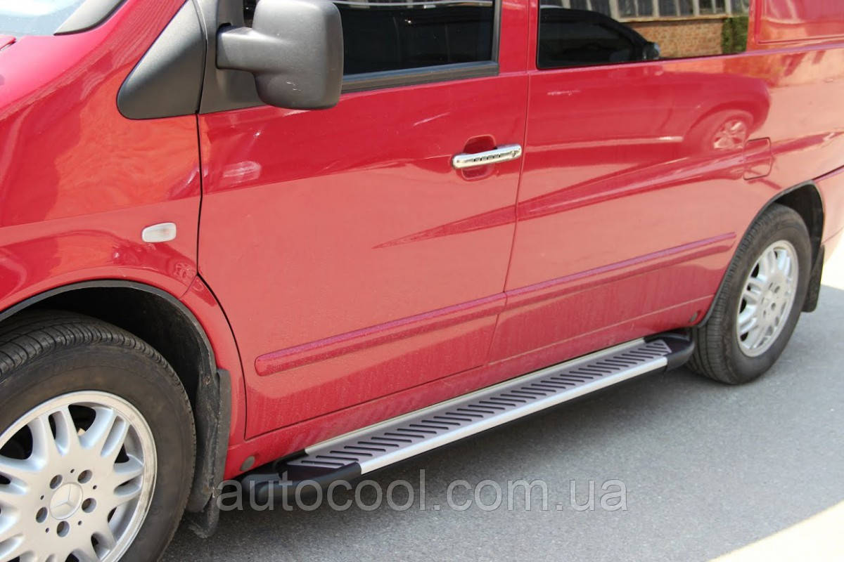 Бічні пороги майданчик "Line" Mercedes Vito 638 , фото 1