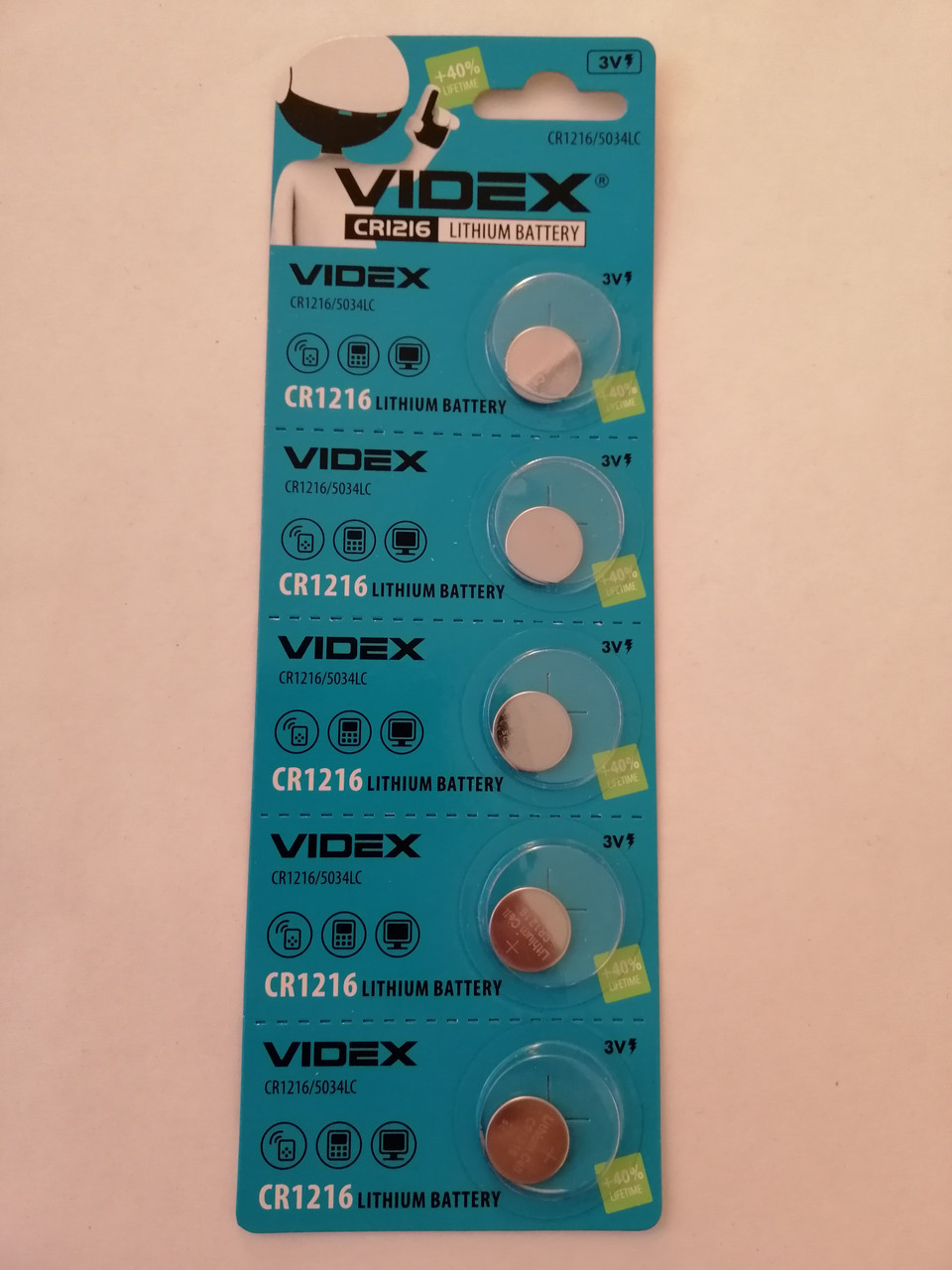 Батарейки Videx CR1216