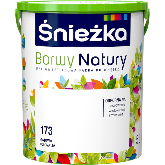 Фарба латексна Sniezka Barwy Natury 173Т Травнева конвалія 5 л