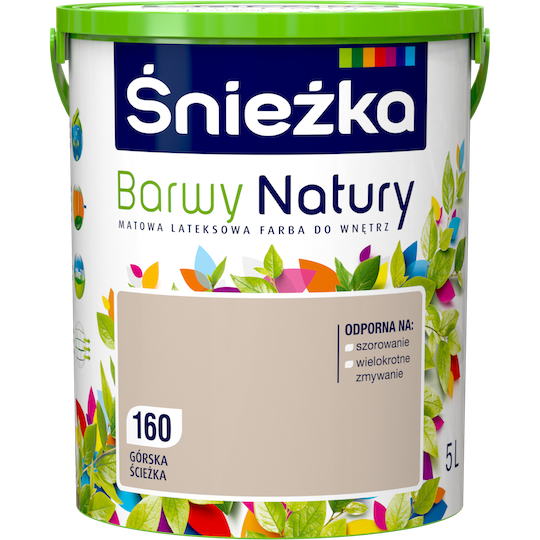 Фарба латексна Sniezka Barwy Natury 160T Гірська стежка 5 л