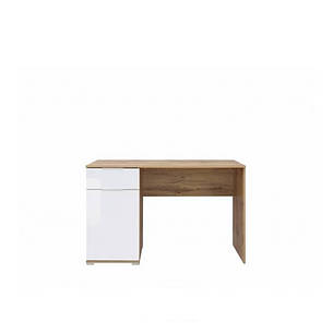 Стіл письмовий BRW Злата BIU / 120 120х76х60 дуб тахо / білий, фото 2