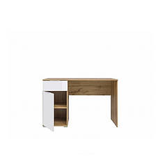 Стіл письмовий BRW Злата BIU / 120 120х76х60 дуб тахо / білий, фото 3