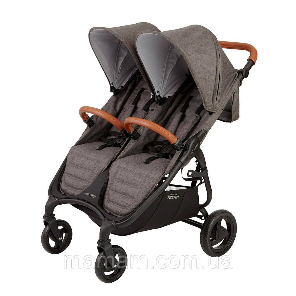 Прогулянкова коляска для двійні Valco Baby Snap Duo Trend Charcoal, фото 1