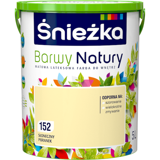 Фарба латексна Sniezka Barwy Natury 152T Сонячний ранок 5 л