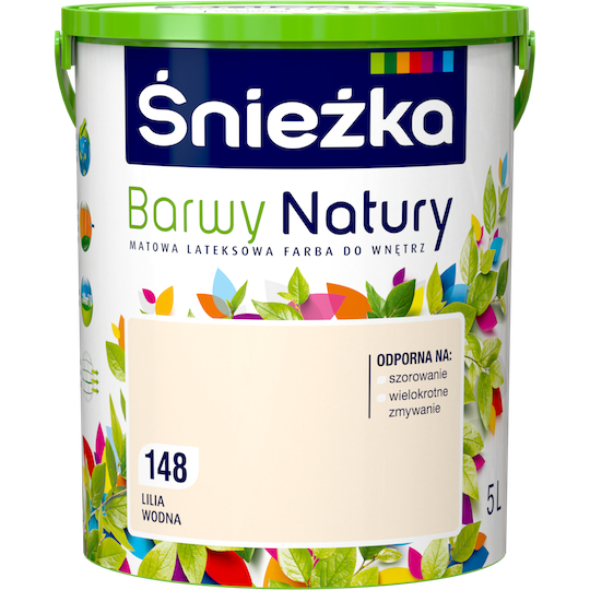 Фарба латексна Sniezka Barwy Natury 148T Водяна лілія 5 л