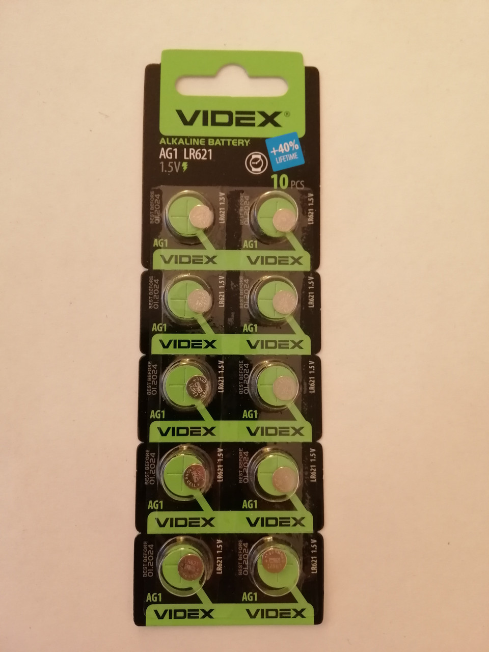 Батарейки Videx AG1 LR621