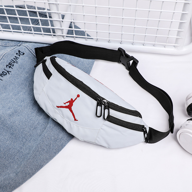 Сумка на пояс Бананка Jordan Джордан сіра