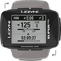 Велокомп'комп'ютер LEZYNE SUPER PRO GPS чорний Y13, фото 5