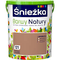 Краска для стен моющаяся Sniezka Barwy Natury 121T Ароматная корица 5 л