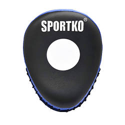 Боксерські лапи Sportko Яблуко арт. ПД6 пара сині
