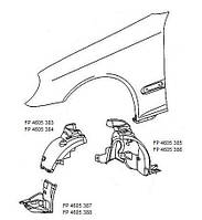 Подкрылок передний правый Mercedes C-Class W203 00-07, передняя часть (FPS) 2038810423 FP 4605 388