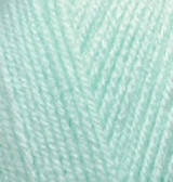 Нитки пряжа для в'язання акрилова SEKERIM BЕBЕ Шекерім бебі № 19 - світлий зелений