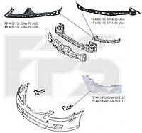 Крепеж переднего бампера Mazda 6 02-06 правый (1 см. рис.) (FPS) GJ6A50151B FP 4403 932