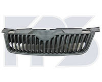 Решетка радиатора Skoda Fabia '10-14 (FPS) нижний рант черный 5J0853668B9B9 FP 6412 990