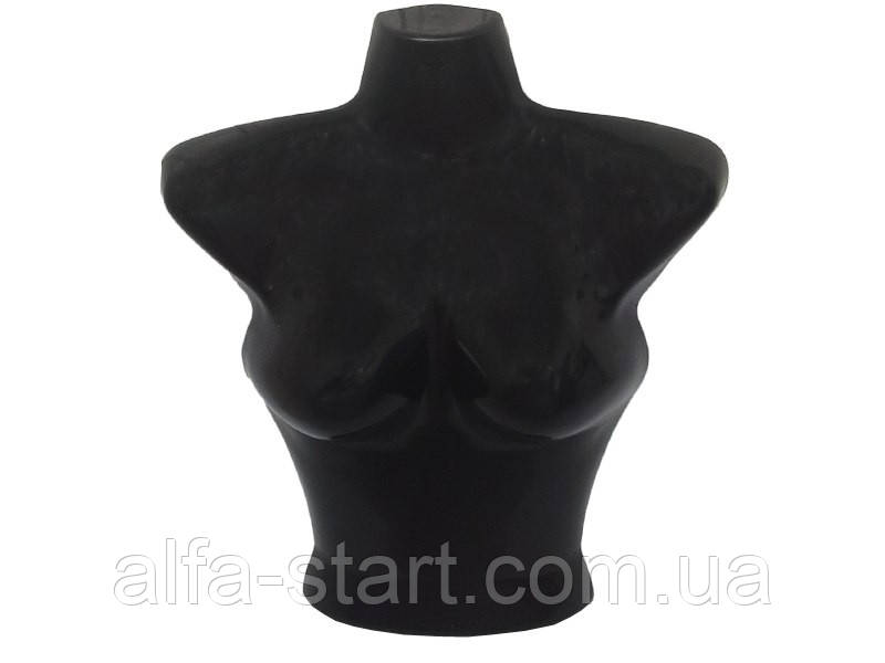 Манекен бюст жіночий підвісний Розмір 46 чорного кольору