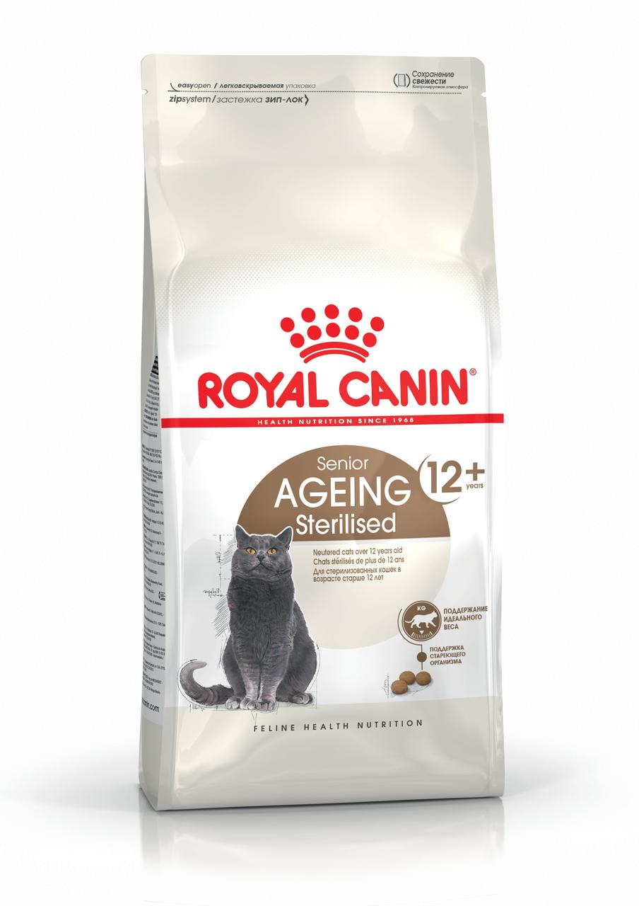 Лікувальний корм для стерилізованих кішок старше 12 років Royal Canin Ageing Sterilised 12+ 2кг