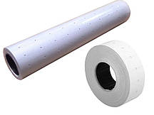 Стрічка цінник самоклющується на етикет — пістолет білого кольору