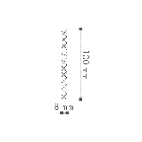Молдинг NMC Wallstyl FL9 (100х8)мм, фото 3