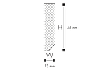 Молдинг NMC Wallstyl FT2 (58х13)мм, фото 3