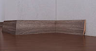 Плинтус Супер Профиль дуб серый (80х21)мм