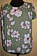 Жіноча блузка з квітами великих розмірів, фото 5