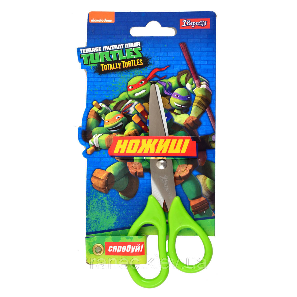 Ножиці 1Вересня 13см Ninja Turtles 480378