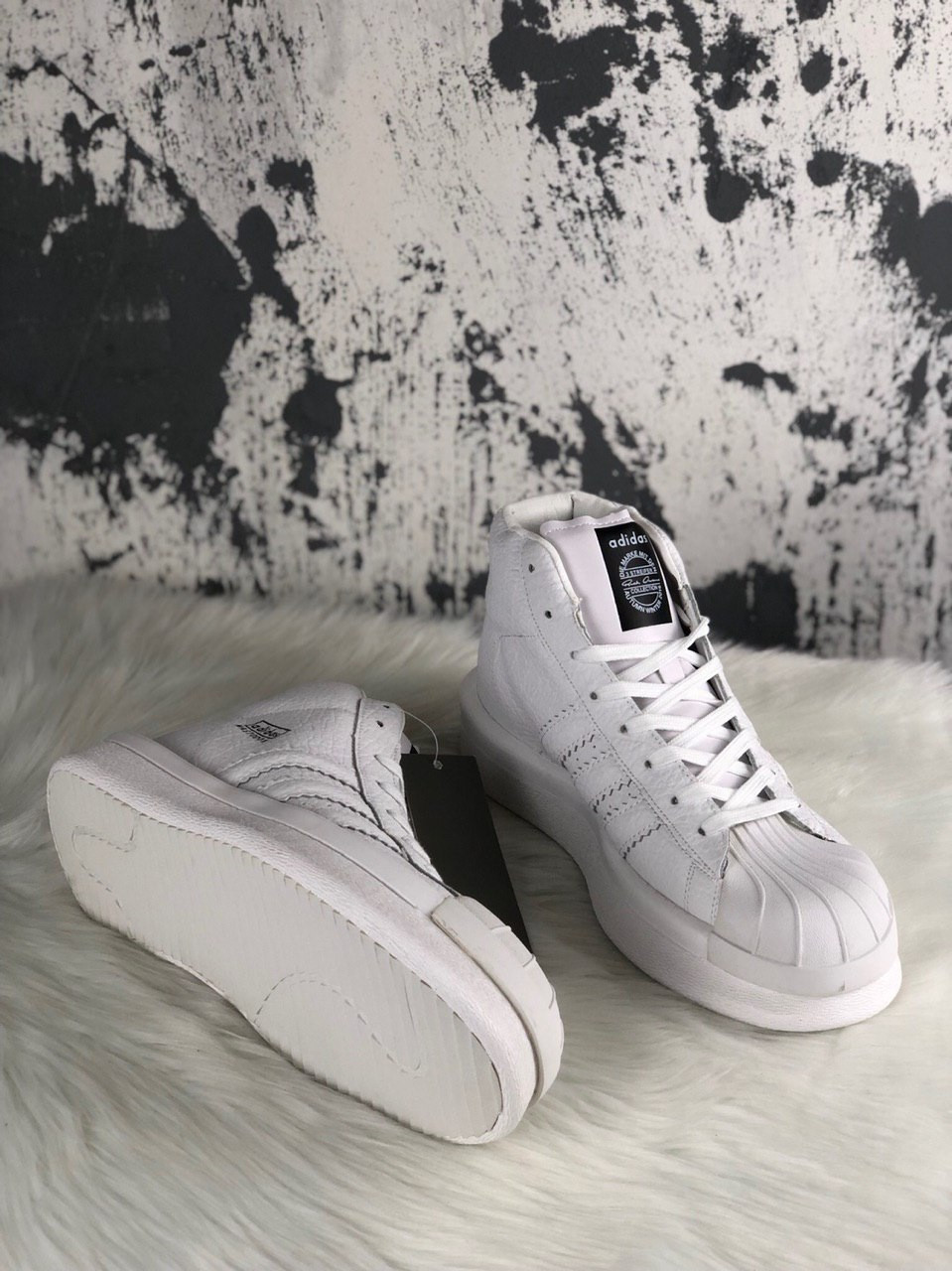 Купить Женские кроссовки Rick Owens × Adidas Mastodon Pro II White ...