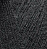 Нитки пряжа для в'язання акрилова SEKERIM BЕBЕ Шекерім бебі № 60 - чорний