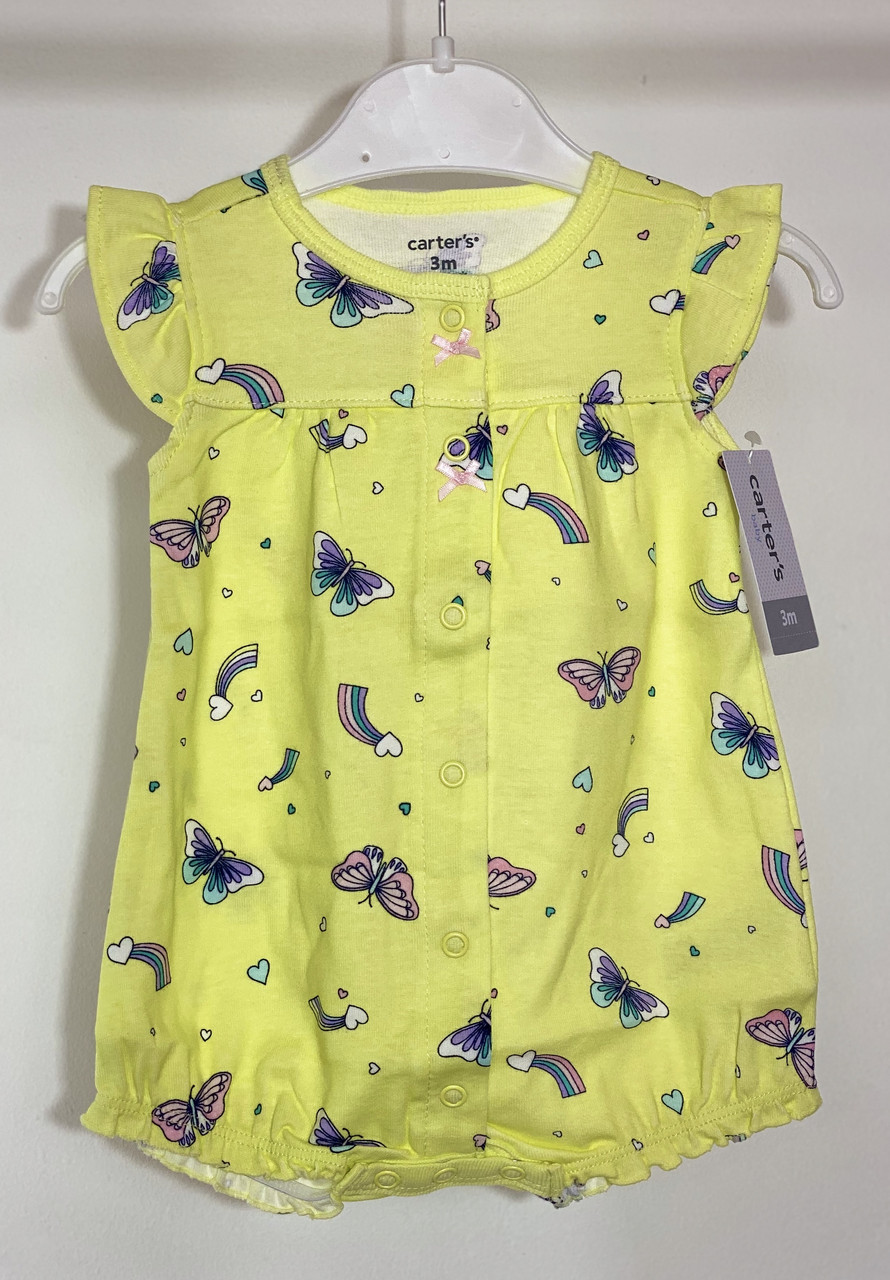 Пісочник для дівчинки Carters 16556919 9 міс 69-72 см Жовтий