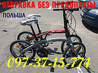 Раскладной Велосипед SharkBike - 2006 Серый, переключатели и перекидка SHIMANO, 20 колесо