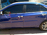 Дефлектори вікон (вітровики) Toyota Camry v55 2015-2017 (Американка), фото 4