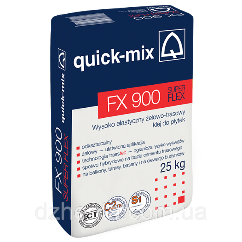 FX 900 SUPER FLEX Еластичний клей для плитки