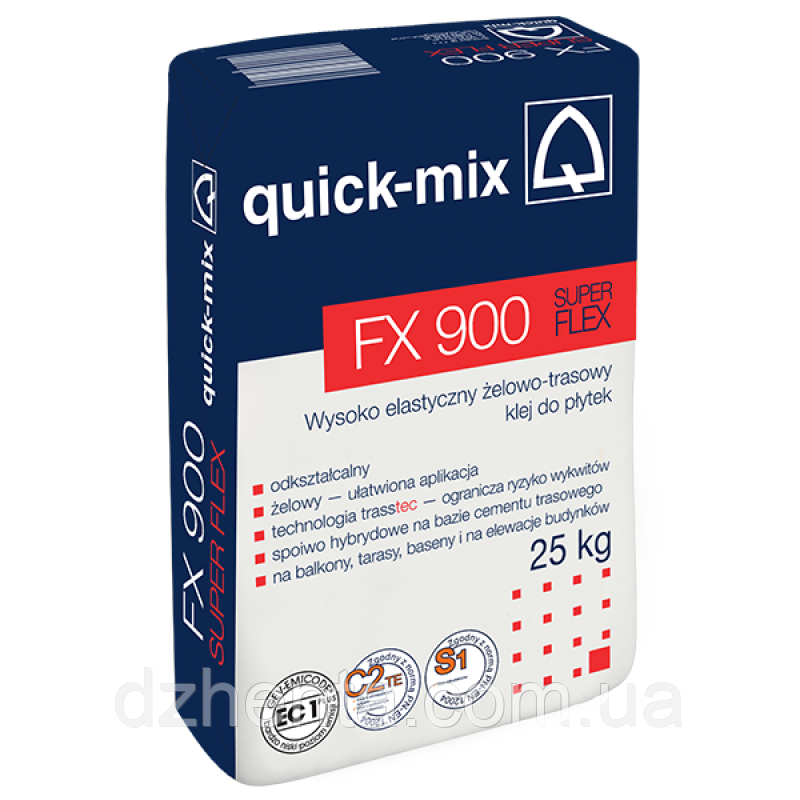 FX 900 SUPER FLEX Эластичный клей для плитки - фото 1 - id-p1212580327