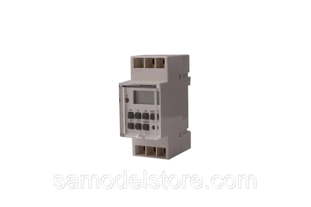 Таймер реле Lemanso на DIN-рейку тижневий, електронний LM693, фото 1