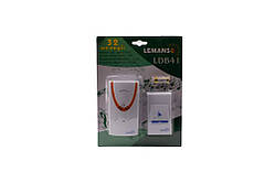Дзвінок Lemanso 12V LDB41 (LDB13) білий з жовтогарячим