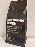 Кофе в зернах купаж арабики и робусты CoffeeBulk European blend, 250г