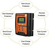Контролер заряду сонячних батарей 12/24В, 50А, фото 4