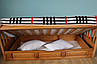 Ліжко дитяче дерев'яне Немо з підйомним механізмом (масив бука), фото 5